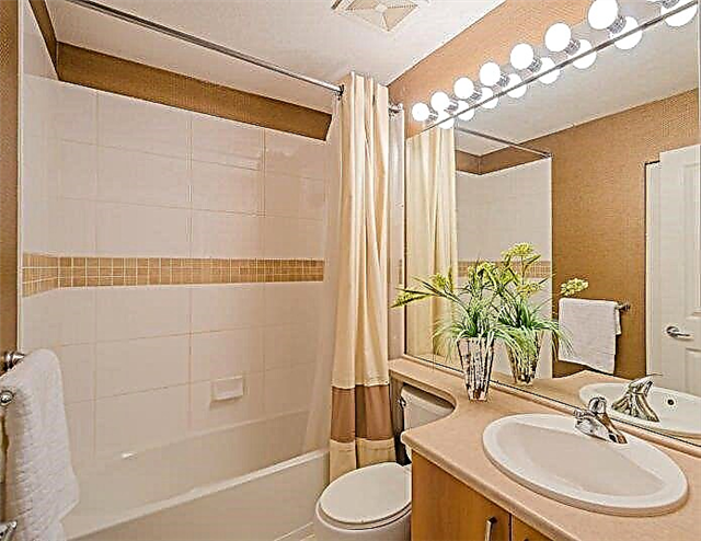 Moderne ontwerp van 'n klein badkamer: die beste foto's en idees