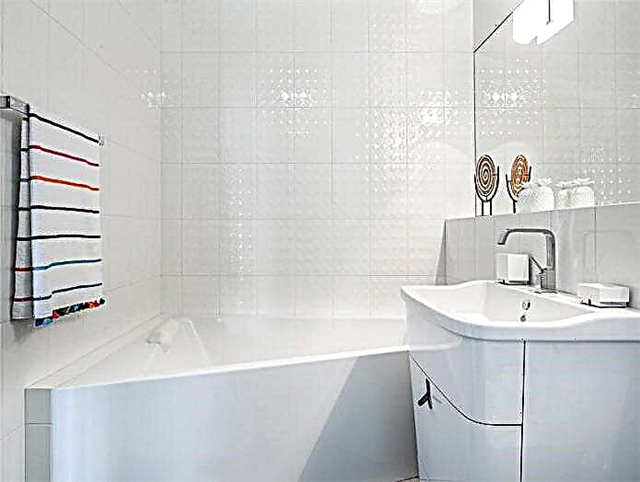 Baldosas brancas no baño: deseño, formas, combinacións de cores, opcións de localización, cor da lechada