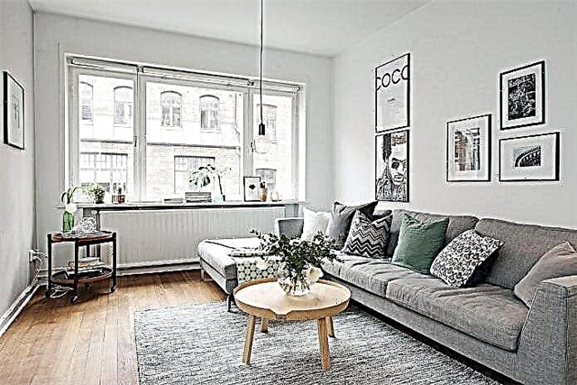 Ruang tamu kanthi gaya Skandinavia: fitur, foto nyata ing interior