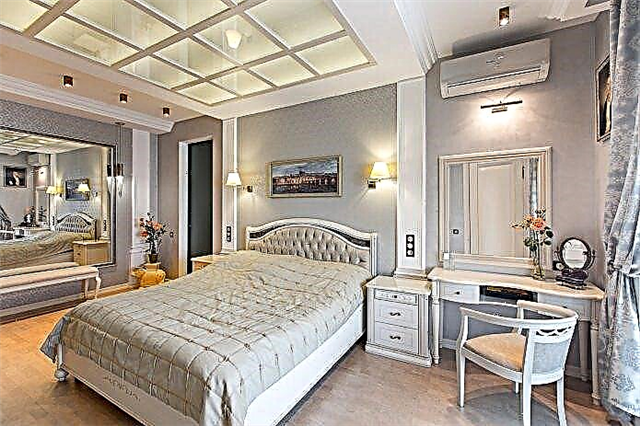 طراحی اتاق خواب با کاغذ دیواری خاکستری: 70 عکس برتر در فضای داخلی