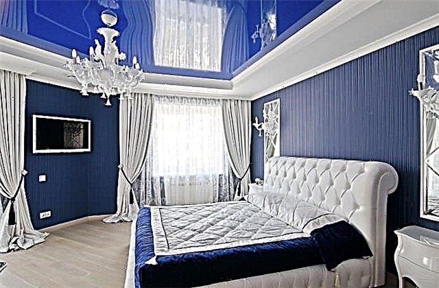 გასაჭიმი ჭერი საძინებელში: 60 თანამედროვე ვარიანტი, ფოტო ინტერიერში