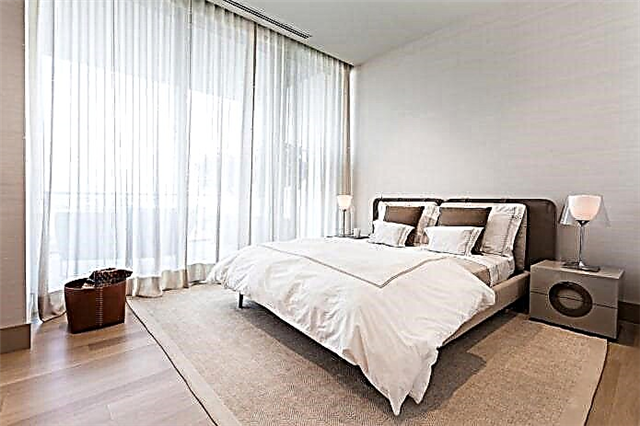 Como escoller o tul no dormitorio: tipos, tecidos, cores, deseño, combinación