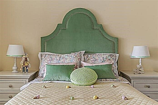 تختخواب با یک سر صفحه نرم: عکس ، انواع ، مواد ، طرح ، سبک ها ، رنگ ها