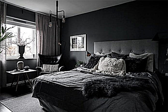 Crna spavaća soba: fotografija u unutrašnjosti, dizajnerske značajke, kombinacije
