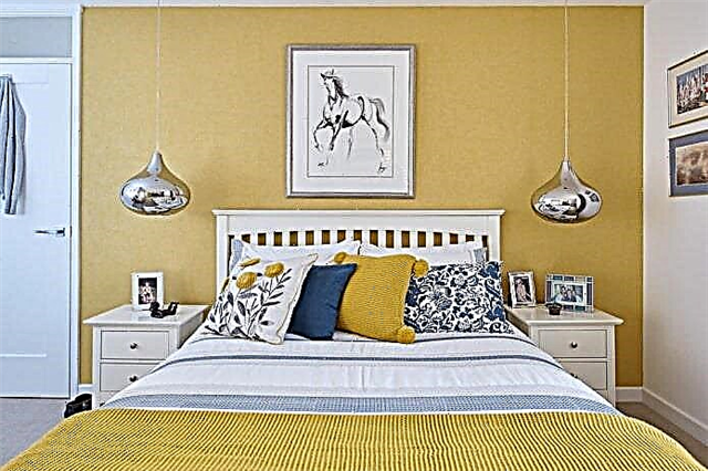 اتاق خواب زرد: ویژگی های طراحی ، ترکیب با رنگ های دیگر