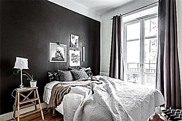 Dormitorio nun estilo escandinavo: características, foto no interior