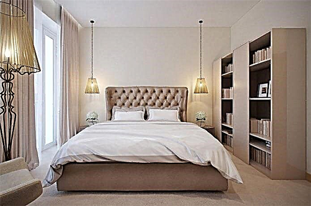 Slaapkamer in beige kleure: foto in die binneland, kombinasies, voorbeelde met helder aksente