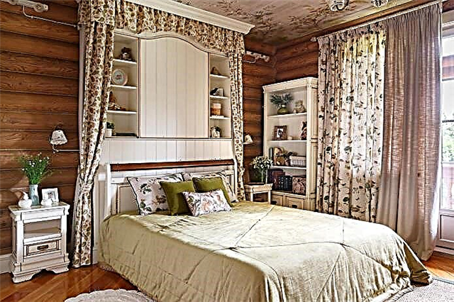 Spavaća soba u seoskom stilu: primjeri u unutrašnjosti, dizajnerske značajke