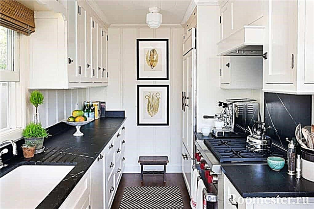 Deseño de cociña 6 m²: interior (+30 fotos)