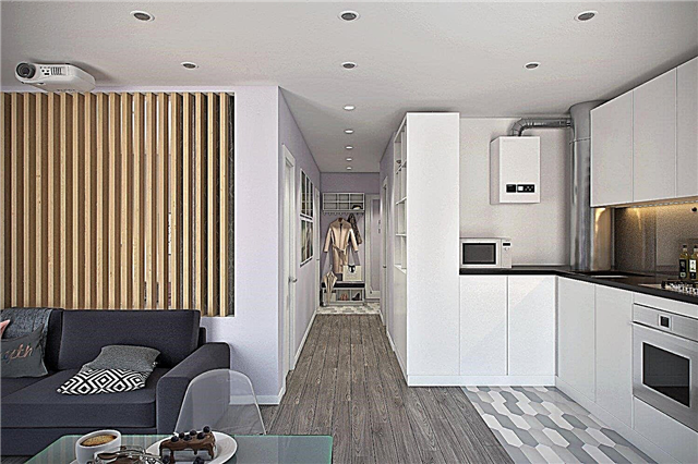 طراحی داخلی یک آپارتمان با متراژ 45 متر مربع. متر